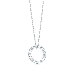 Tiffany and Co Sterling Silver Circle Necklace